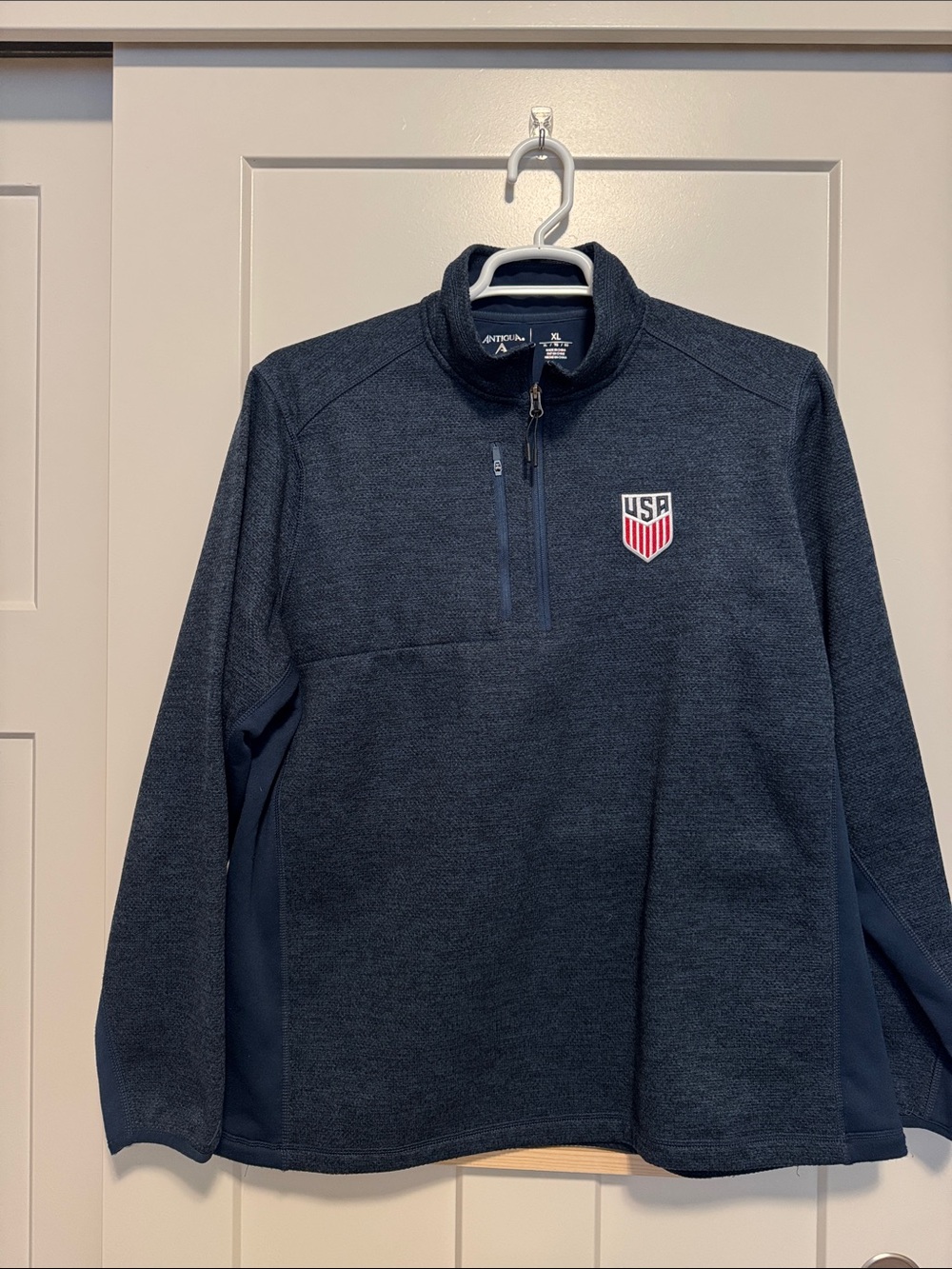 Navy USA MNT Soccer Quarter-Zip Pullover